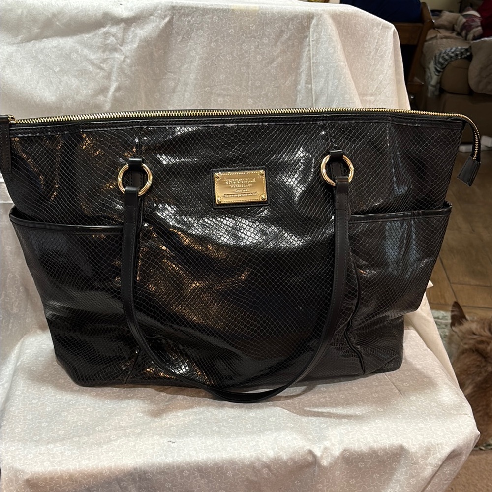 Crocodile International Black Tote